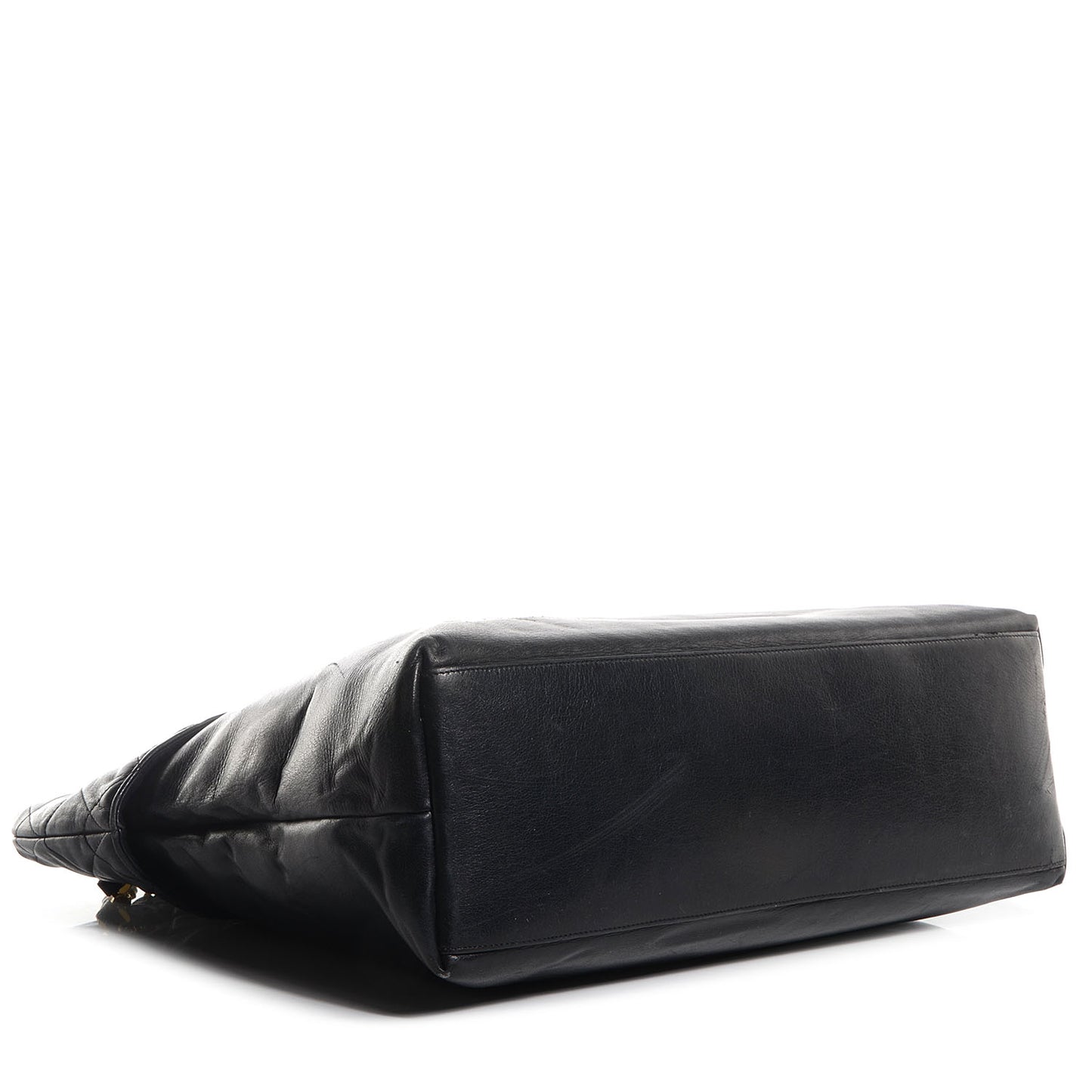 Lambskin CC Shopper Tote Black