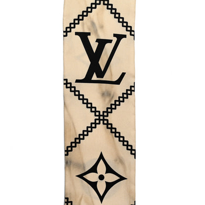 Louis Vuitton Silk Monogram Croisillon Bandeau Cream 3 of 5