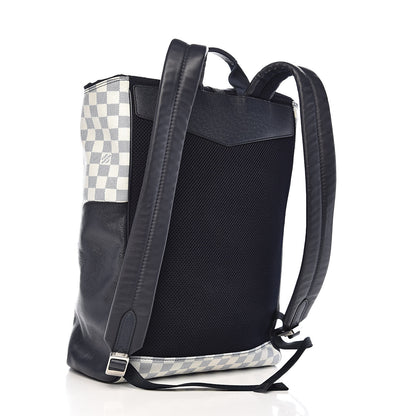 Louis Vuitton Damier Coastline Azur Matchpoint Backpack Black 3 of 9