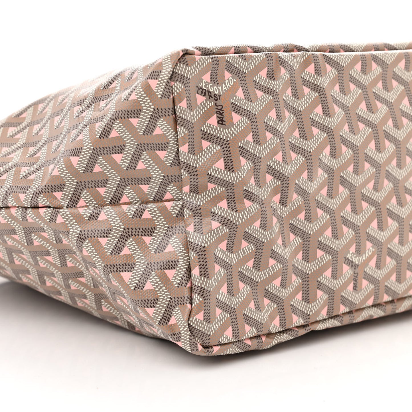 Goyardine Saint Louis Claire Voie PM Grege Powder Pink