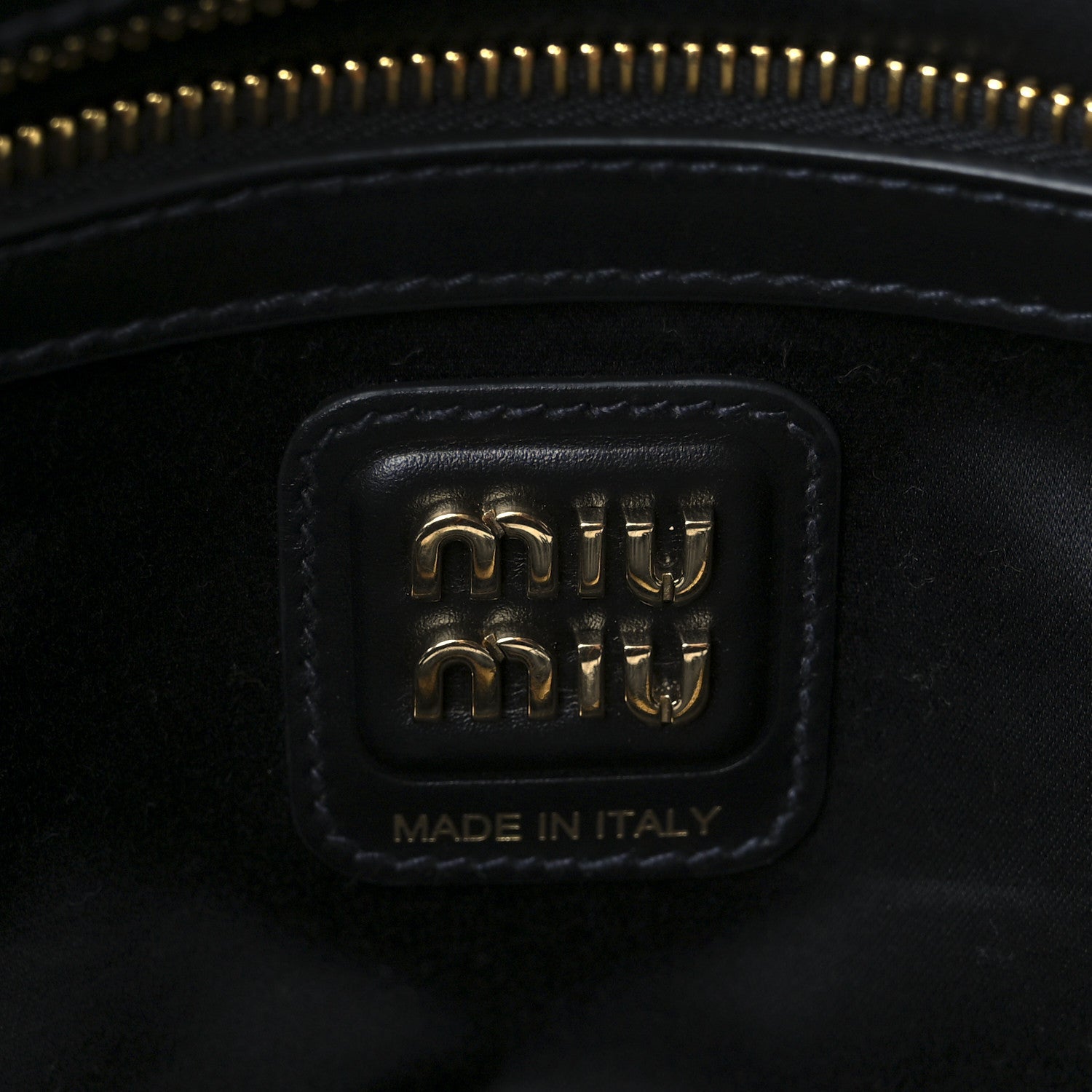 Miu Miu Soft Calf Softy Large Beau Top Handle Bag Black 5 of 10