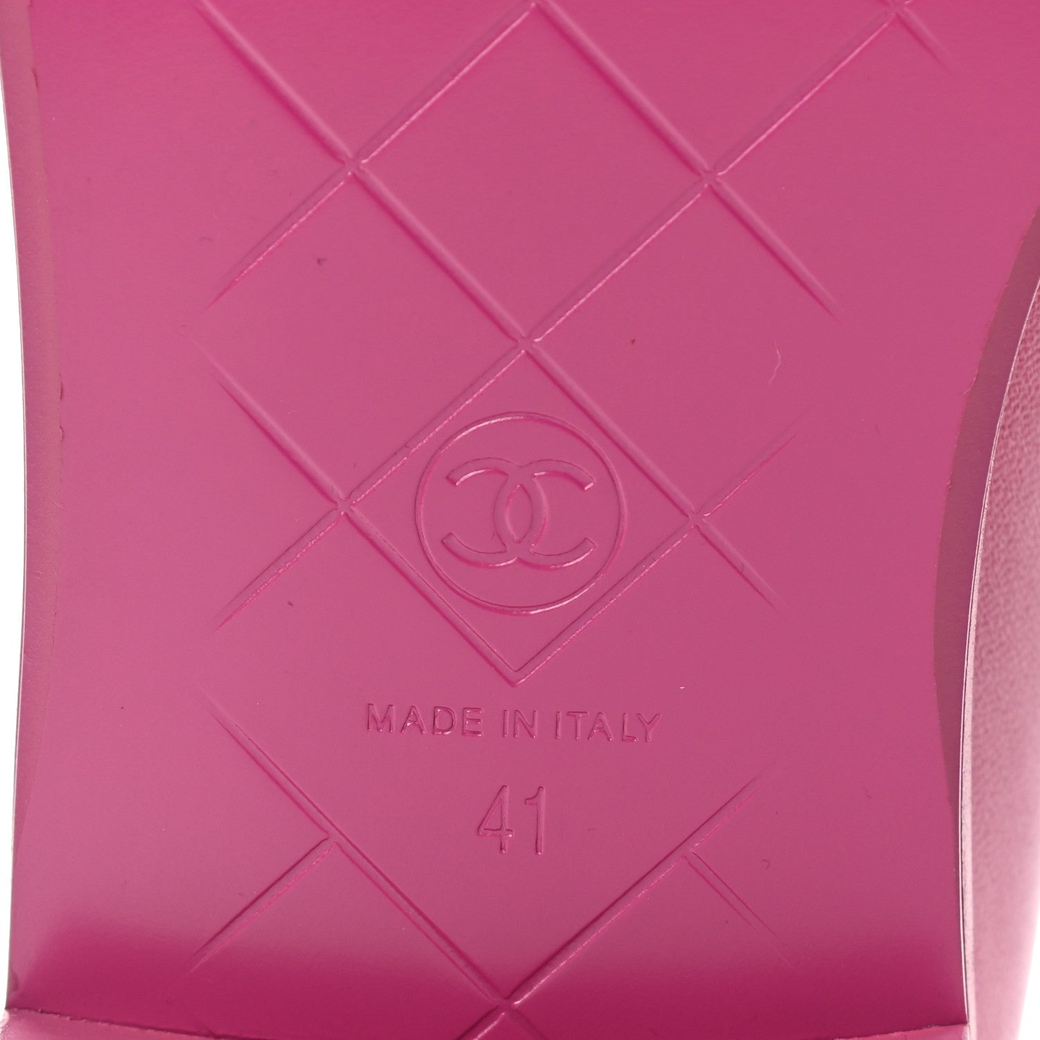 Chanel Lambskin Quilted CC Turnlock Loafers 41 Fuchsia 6 of 9