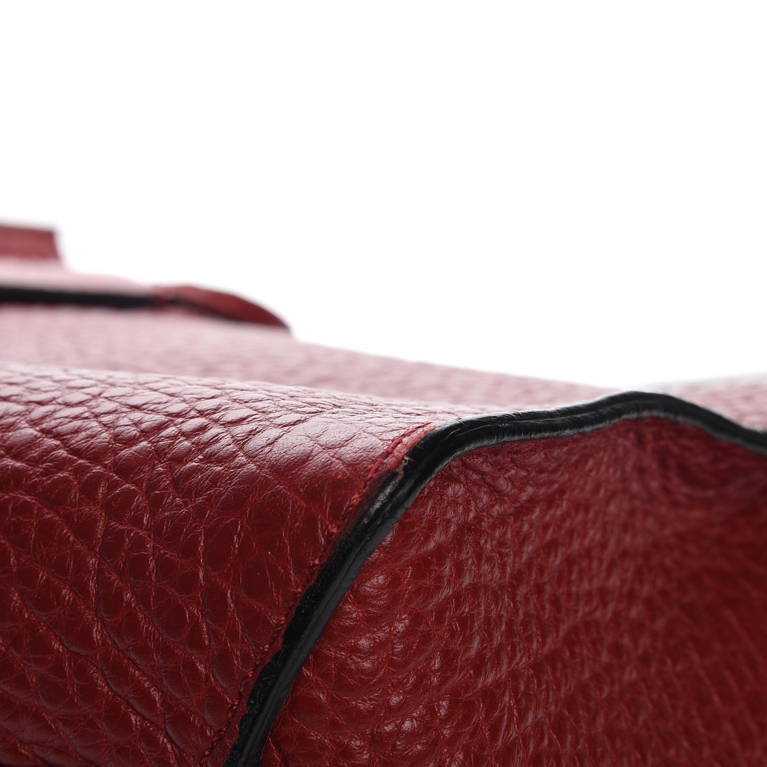 Burberry Heritage Grain Medium Woodbury Tote Military Red 10 of 12