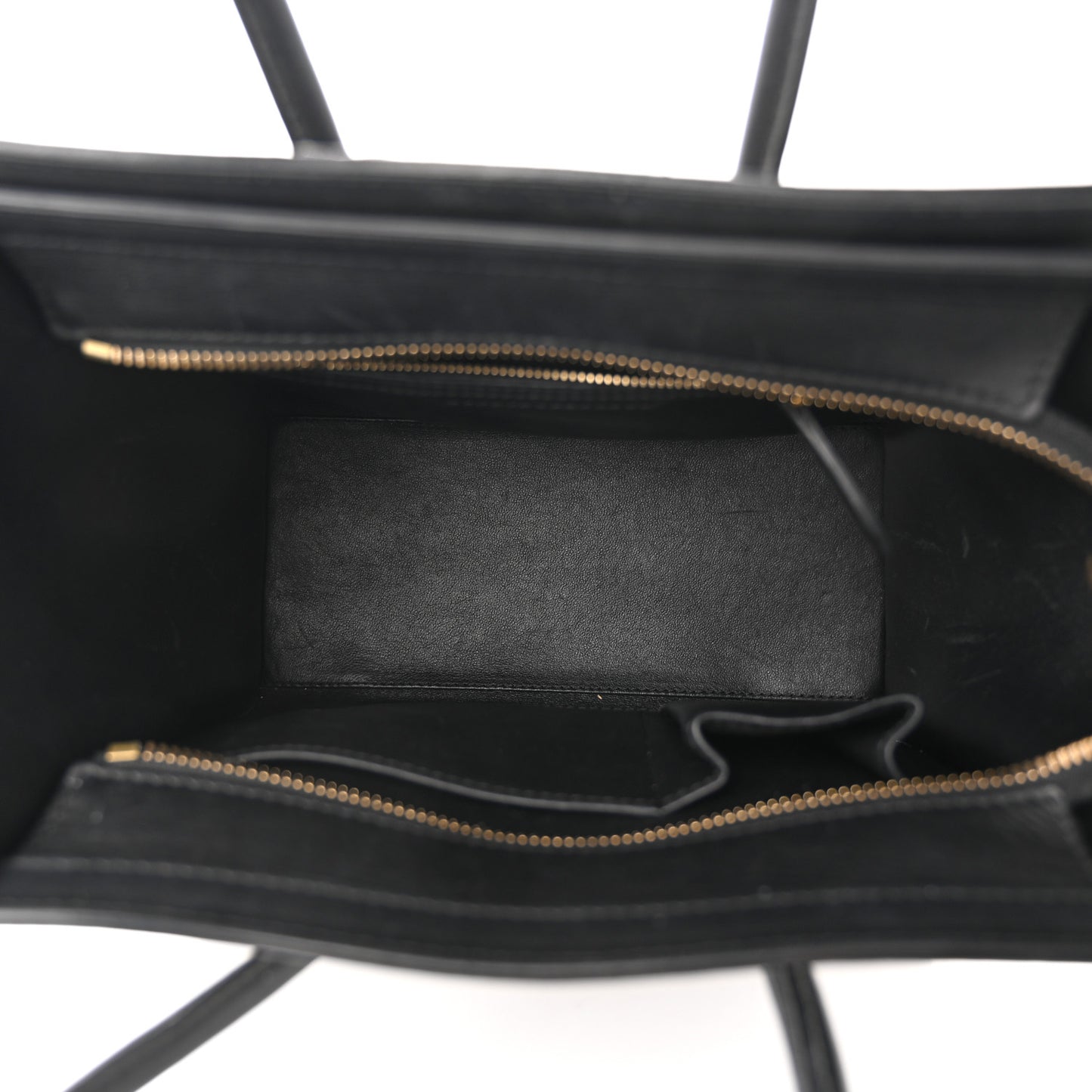Smooth Calfskin Micro Luggage Black