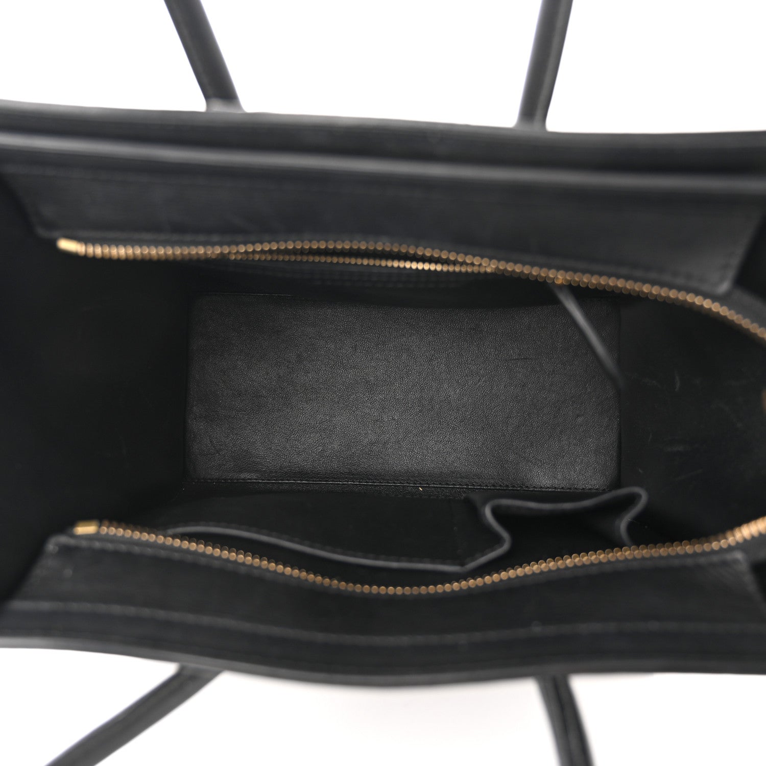 Celine Smooth Calfskin Micro Luggage Black 5 of 11