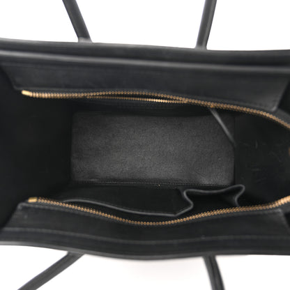 Celine Smooth Calfskin Micro Luggage Black 5 of 11