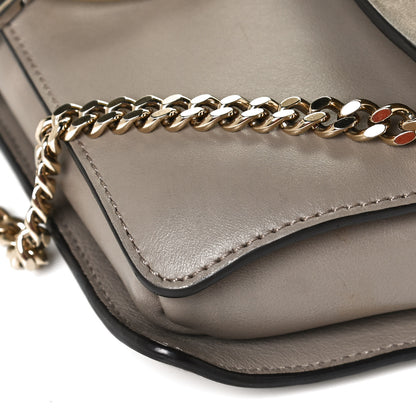 Chloe Suede Calfskin Small Faye Shoulder Bag Motty Grey 11 of 13