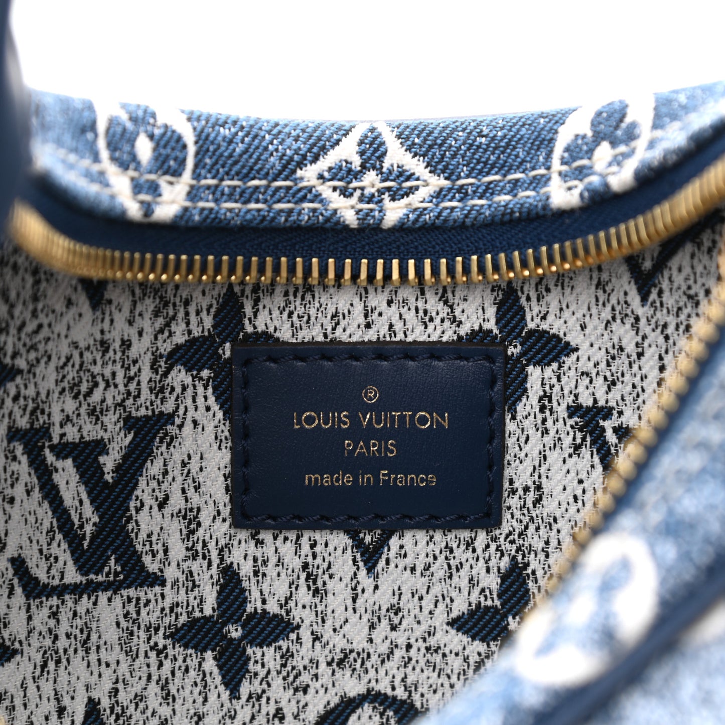 Monogram Jacquard Denim Loop Bleu