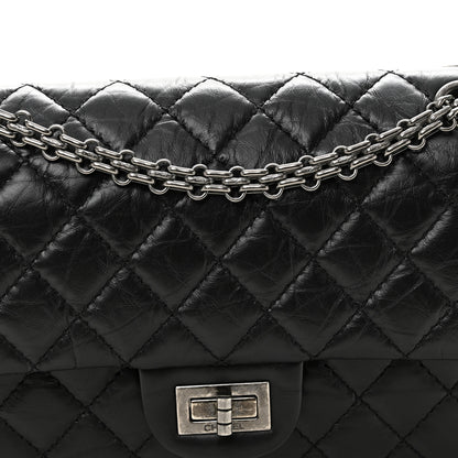 Chanel Aged Calfskin Quilted 2.55 Reissue 225 Flap Black 8 of 10