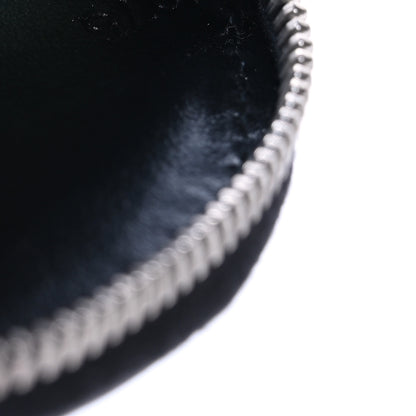 Prada Spazzolato Round Coin Pouch Bag Charm Black 7 of 7
