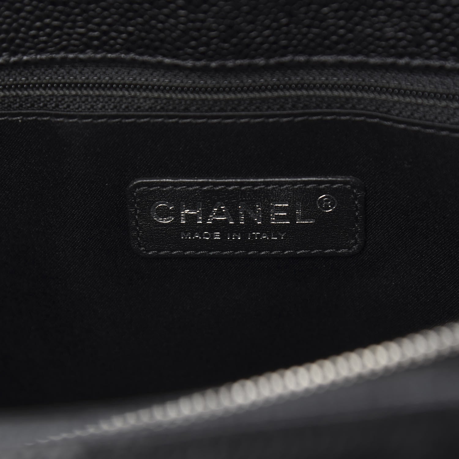 Chanel Caviar Quilted Grand Shopping Tote GST Black 5 of 10
