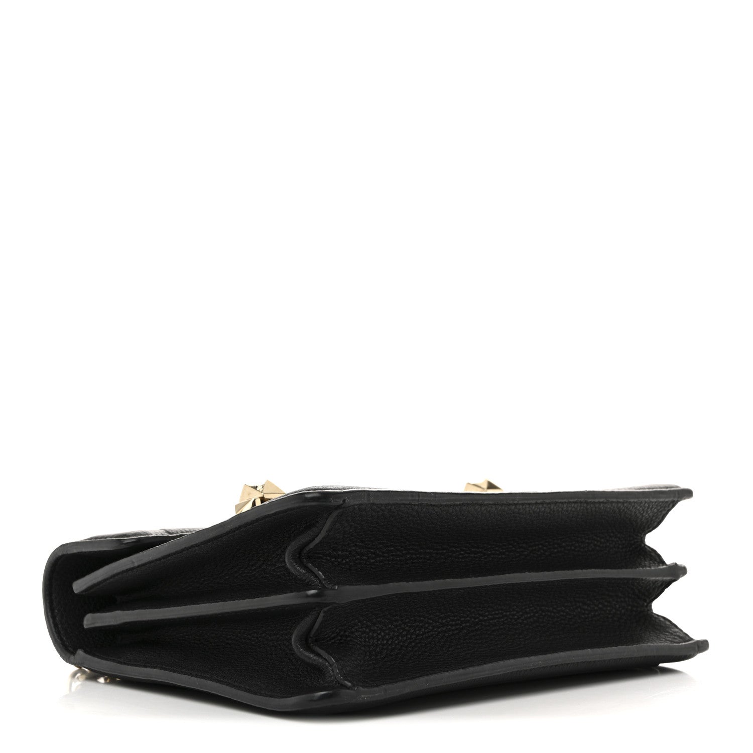 Valentino Garavani Grainy Calfskin Medium VLTN Uptown Shoulder Bag Black 4 of 12