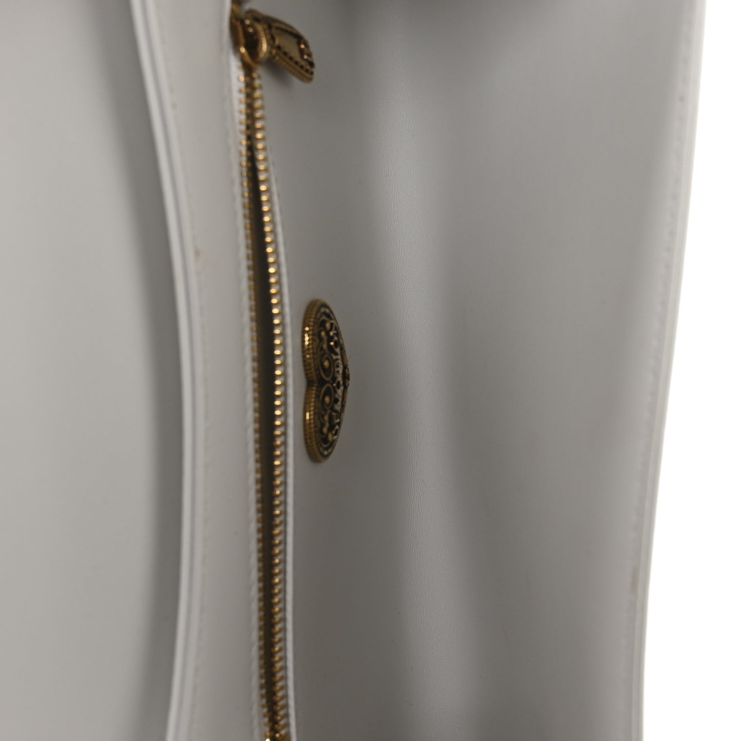 Calfskin Medium Devotion Crossbody Bag White