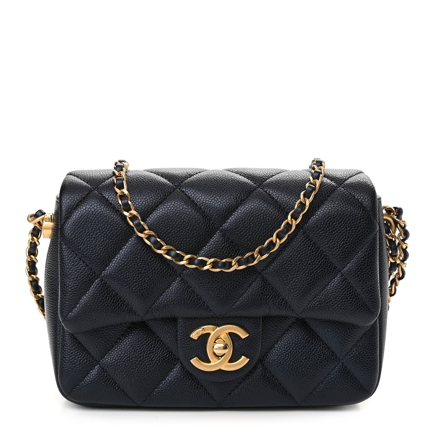 Chanel Iridescent Caviar Quilted Mini My Perfect Flap Black 1 of 11