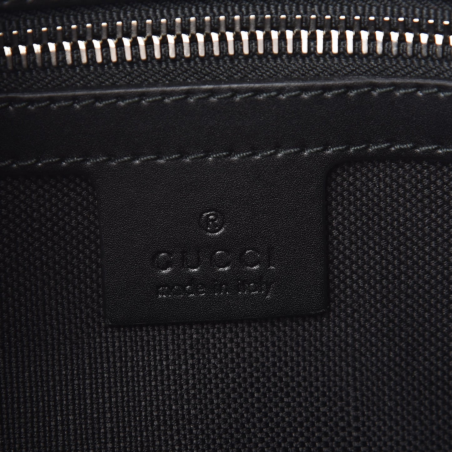 Soft GG Supreme Monogram Web Belt Bag Black Grey