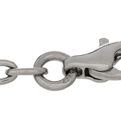 Tiffany Platinum Diamond Heart Charm Bracelet 3 of 4