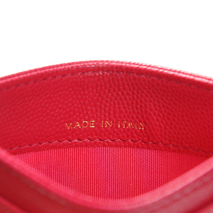 Chanel Caviar Camellia Embossed Card Holder Fuchsia 6 of 9