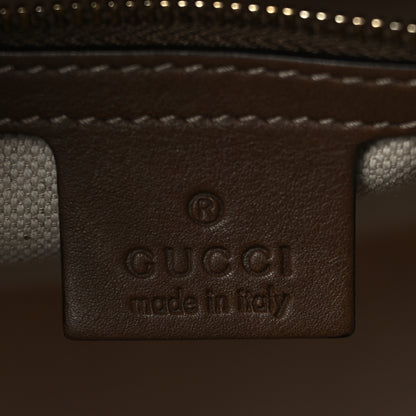 Gucci GG Supreme Monogram Calfskin Medium Nice Boston New Mystic White Beige Brown 6 of 8