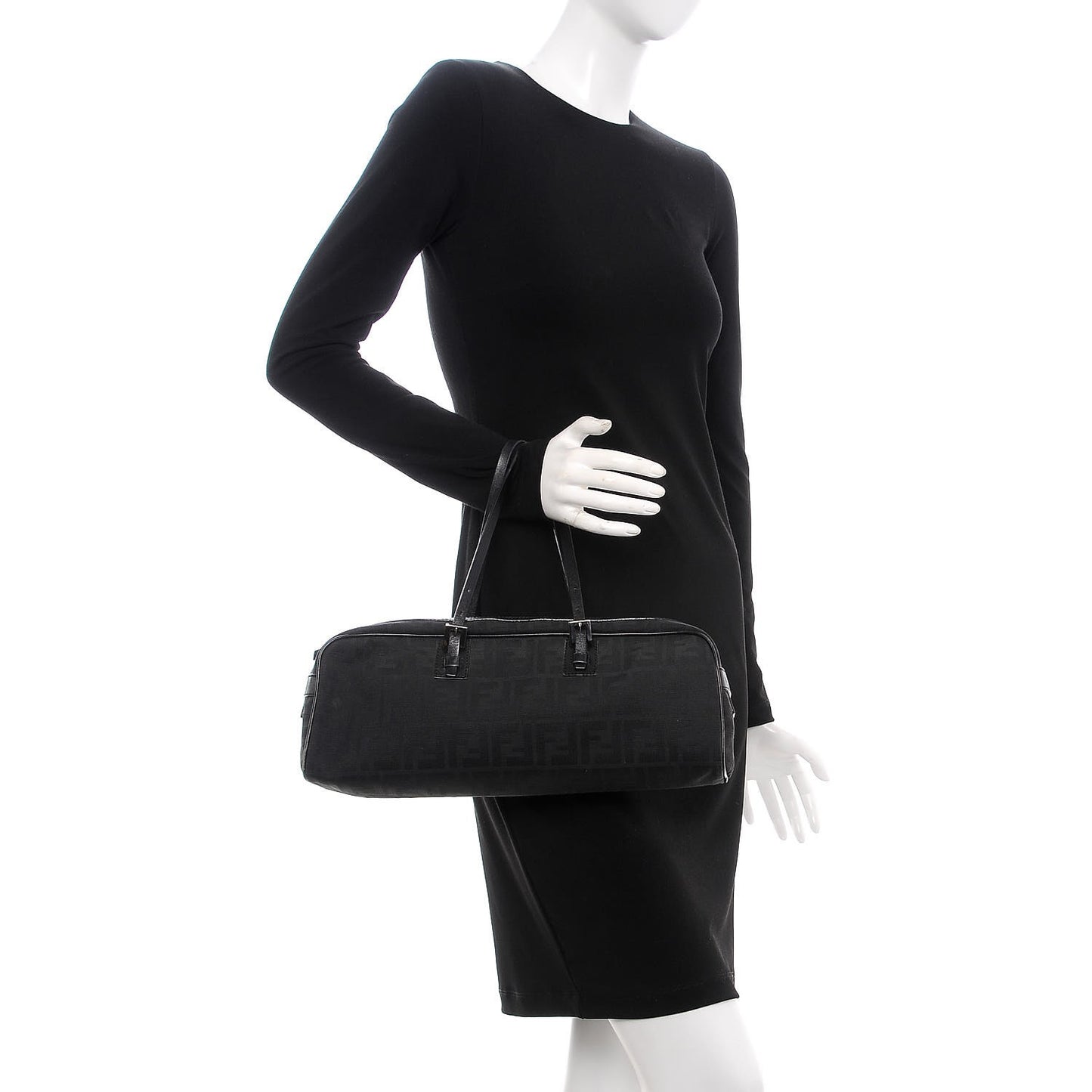Zucca Zip Top Tote Black