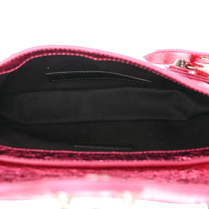 Balenciaga Metallic Agneau Arena Le Cagole Sling Bag XS Pink 5 of 10