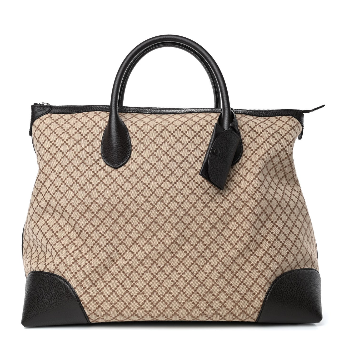 Diamante Large Tote Dark Brown