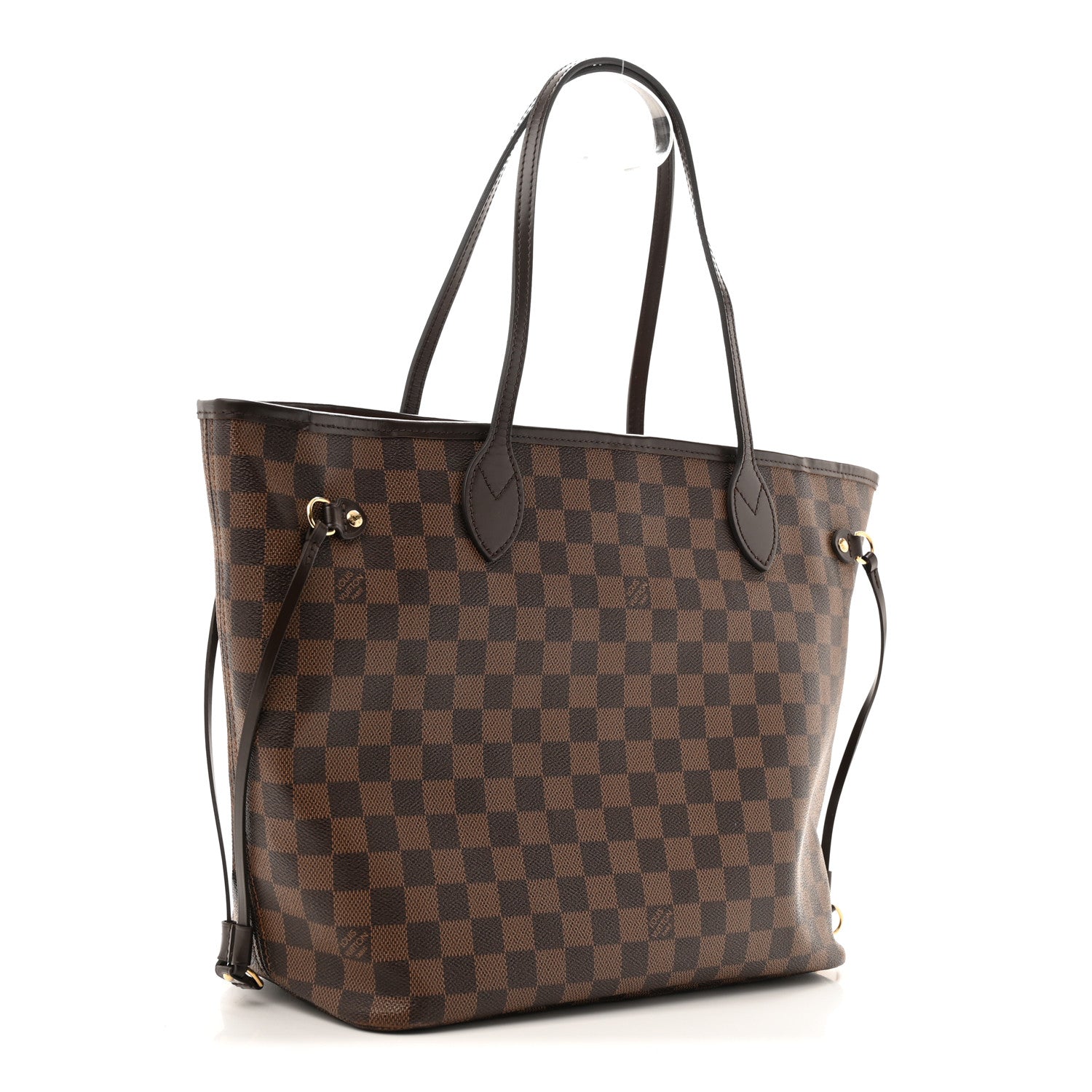 Louis Vuitton Damier Ebene Neo Neverfull MM Rose Ballerine 3 of 13