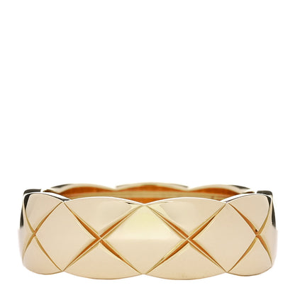 Chanel 18K Yellow Gold Small Coco Crush Ring 55 7.25 1 of 6