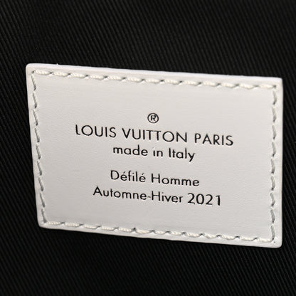 Louis Vuitton Calfskin Newspaper Print Pouch 6 of 10
