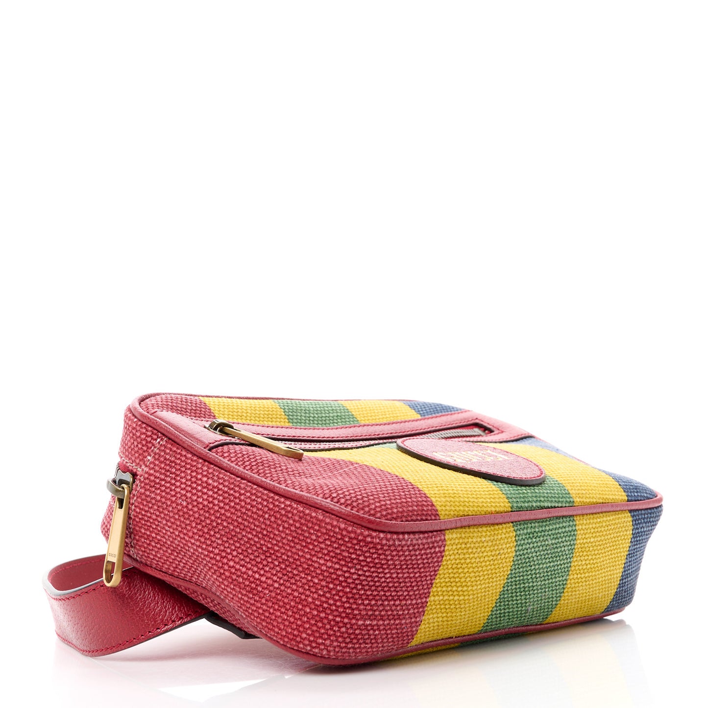 Canvas Marley Stripe Script Logo Gucci 100 Belt Bag 80 32 Multicolor