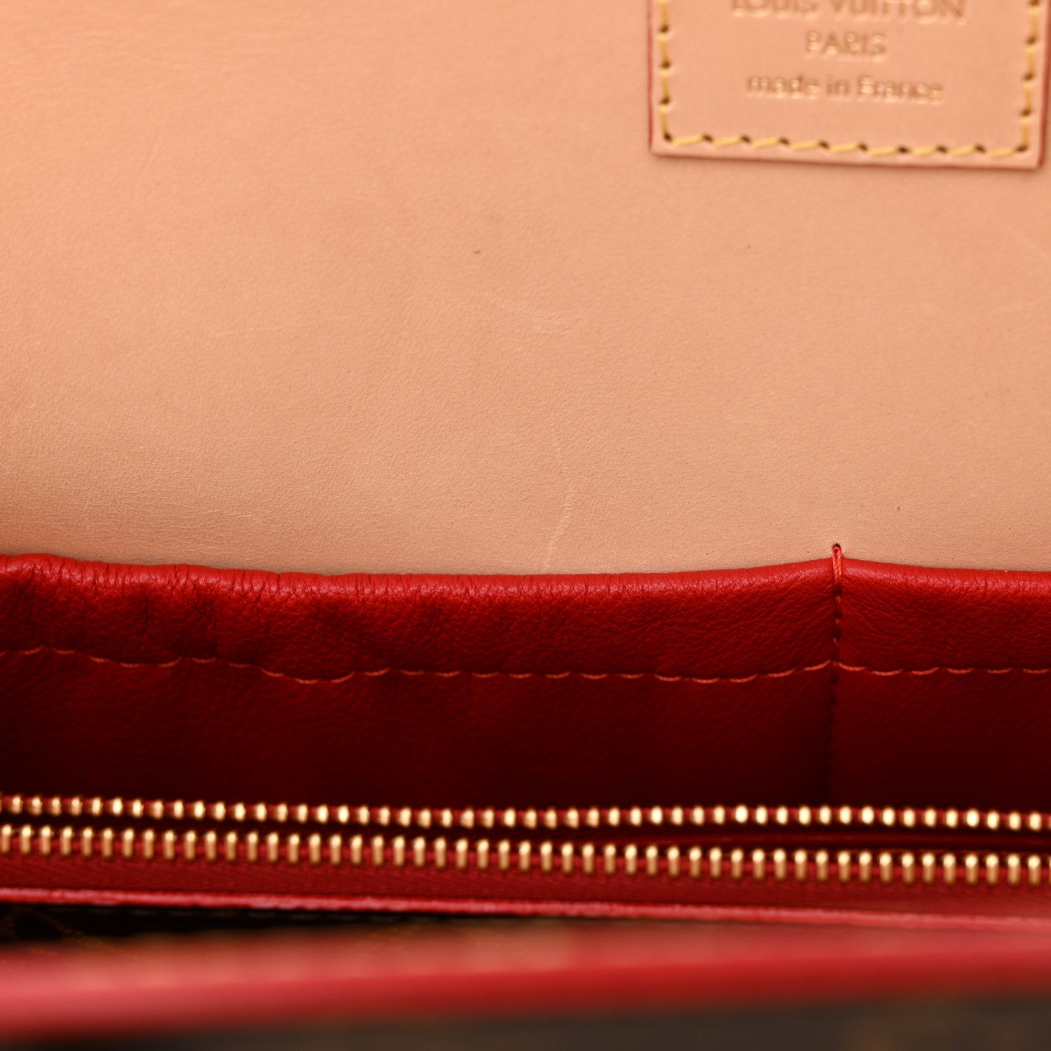 Louis Vuitton Monogram Calf Hair Spikes Iconoclasts Christian Louboutin Tote Red 12 of 17