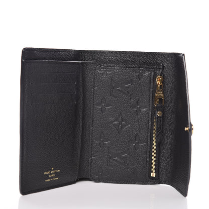 Louis Vuitton Empreinte Compact Curieuse Wallet Black 5 of 8