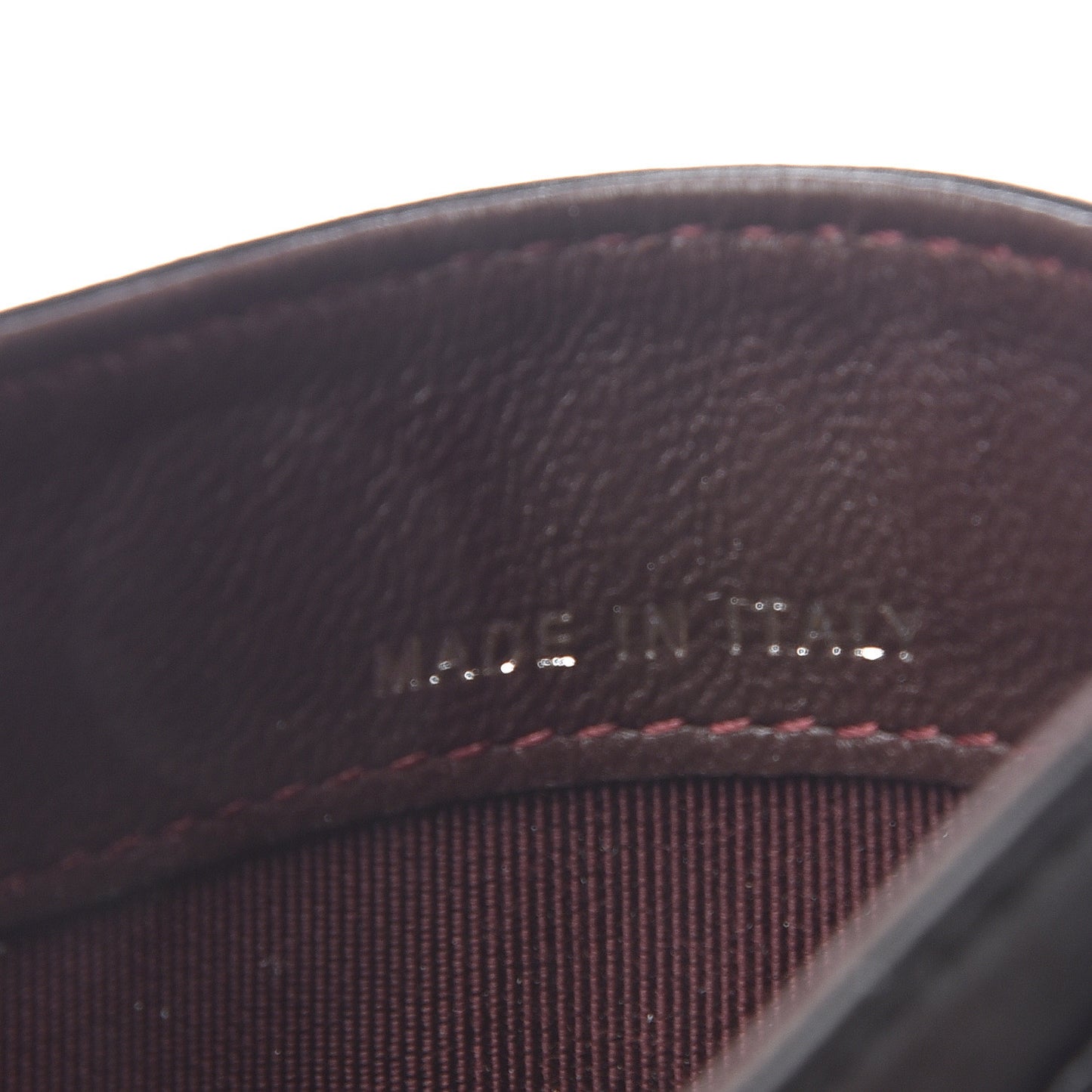 Lambskin Quilted Card Holder Black