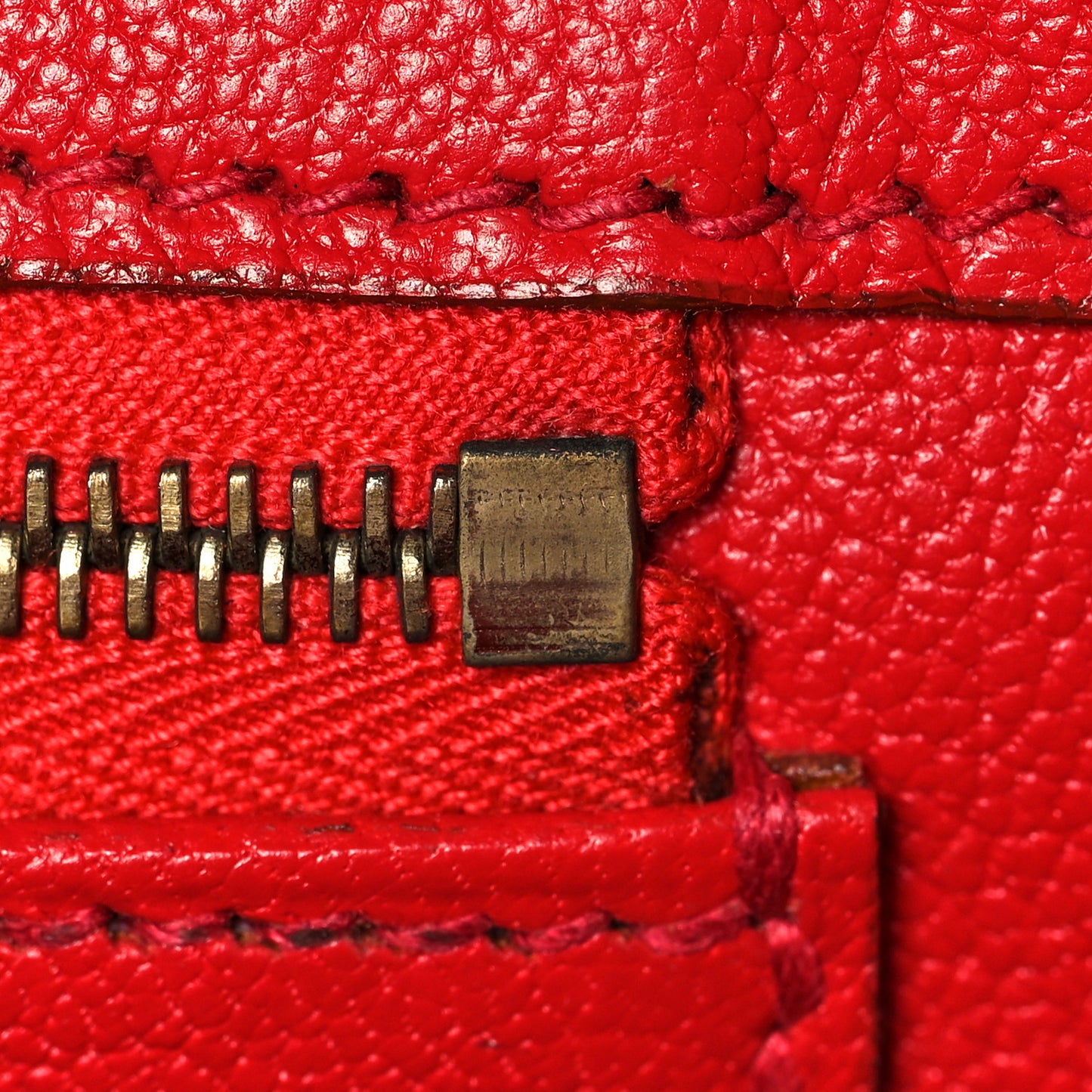Ostrich Birkin 30 Rouge Vif