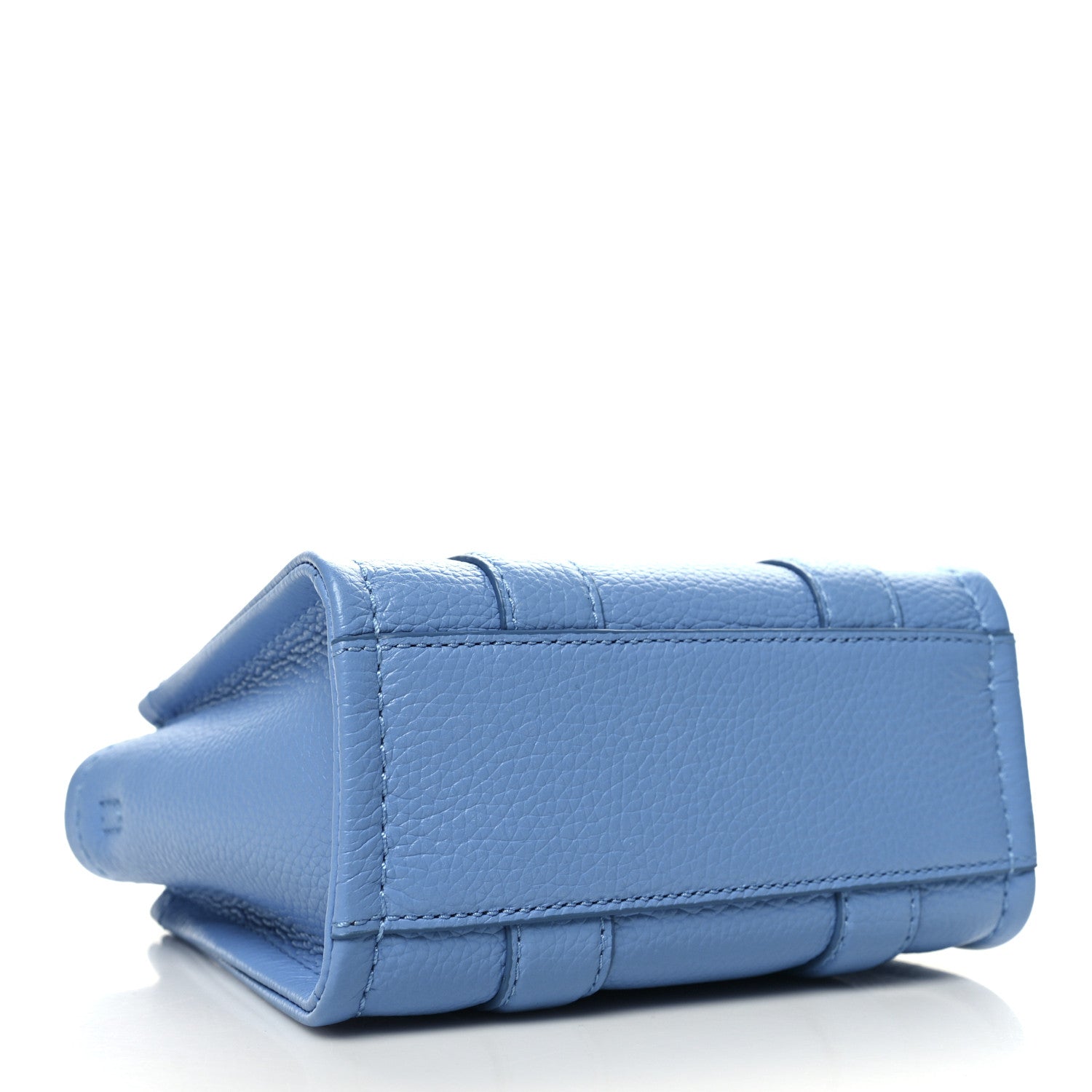 Marc Jacobs Grained Calfskin Mini The Tote Bag Spring Blue 4 of 9