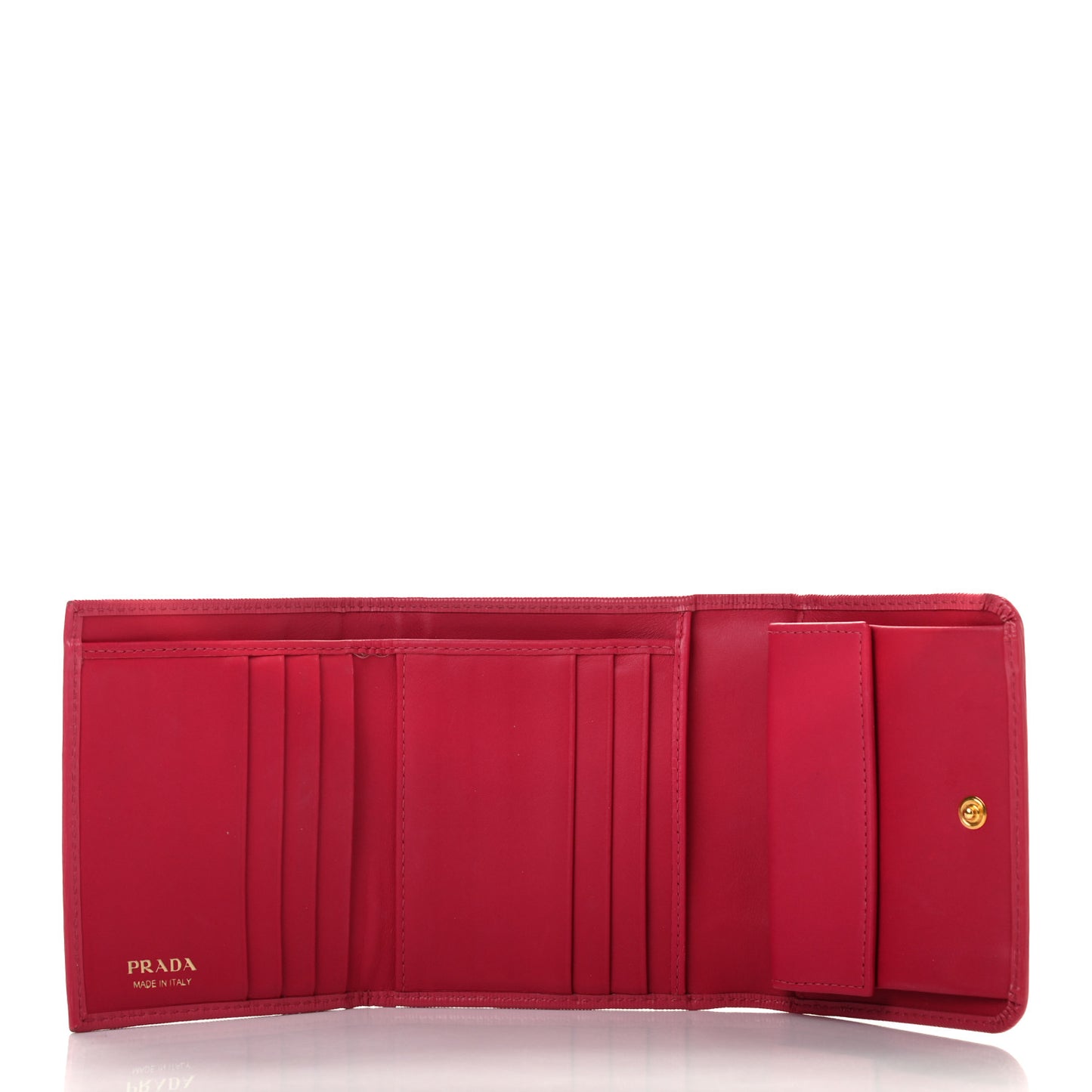 Vitello Move Tri-Fold Compact Wallet Peonia