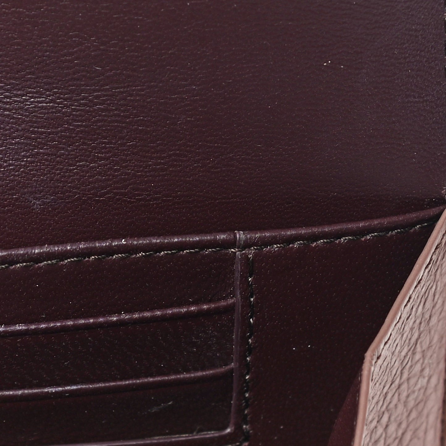 Classic Grain Medium Darley Wallet Dark Blush