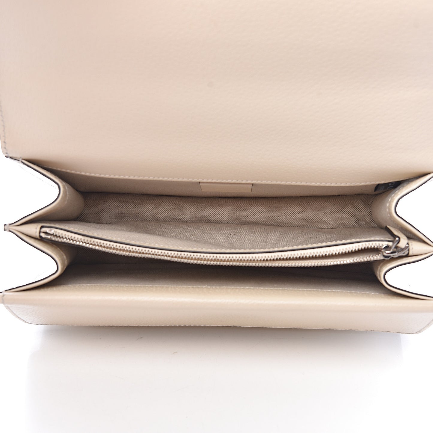 Textured Calfskin Crystal Small Dionysus Shoulder Bag Mystic White