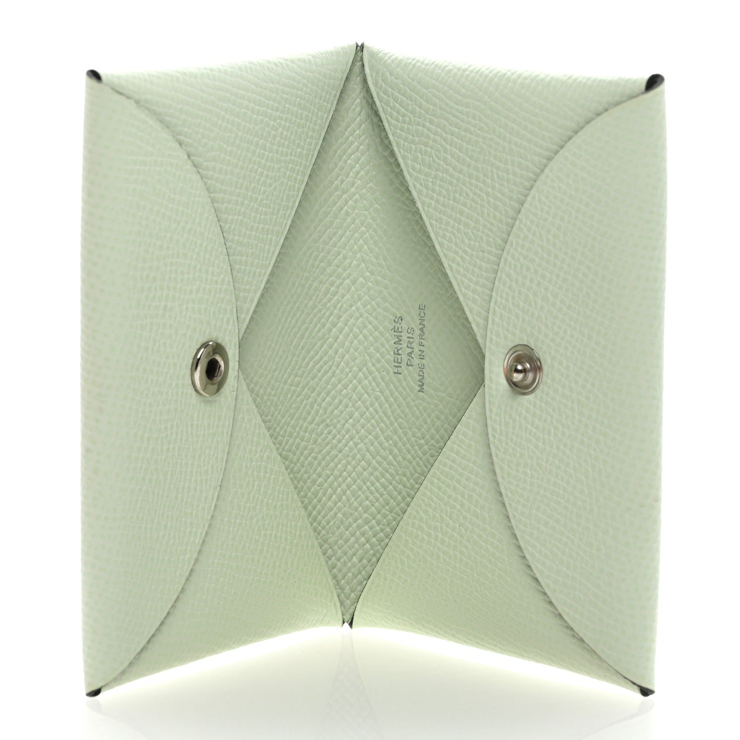 Epsom Calvi Card Case Vert Fizz