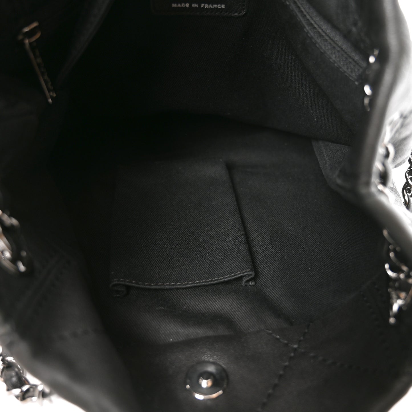 Lambskin Quilted Small Soft Touch Shoulder Bag Black