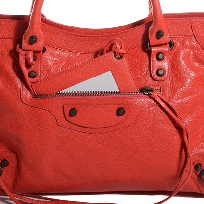 Balenciaga Agneau Classic Hardware City Rose Corail 7 of 12