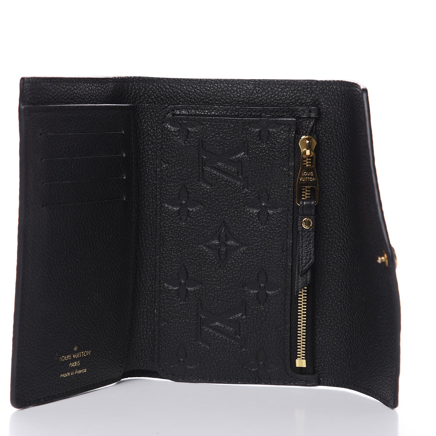 Louis Vuitton Empreinte Compact Curieuse Wallet Black 5 of 7