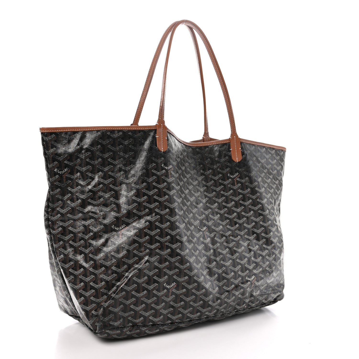Goyard Goyardine Saint Louis GM Black Gold 4 of 13