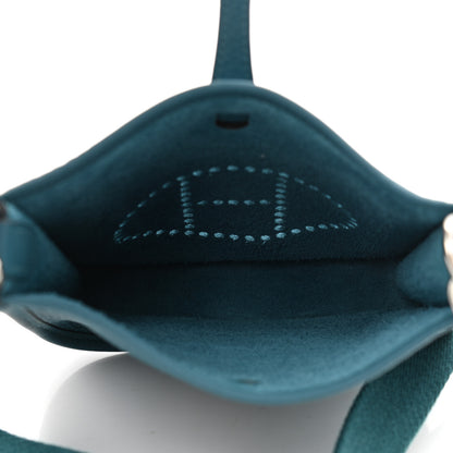 Hermes Taurillon Clemence Evelyne TPM Vert Bosphore 5 of 11
