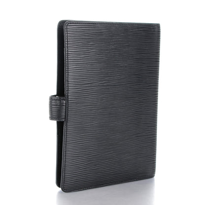Louis Vuitton Epi Medium Ring Agenda Cover Black 3 of 6