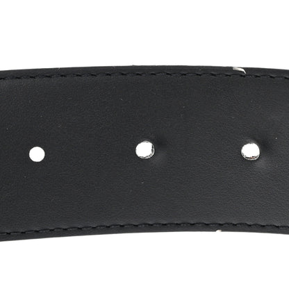 Louis Vuitton Monogram Eclipse Taigarama 40mm LV Initiales Reversible Belt 90 36 Black 5 of 8