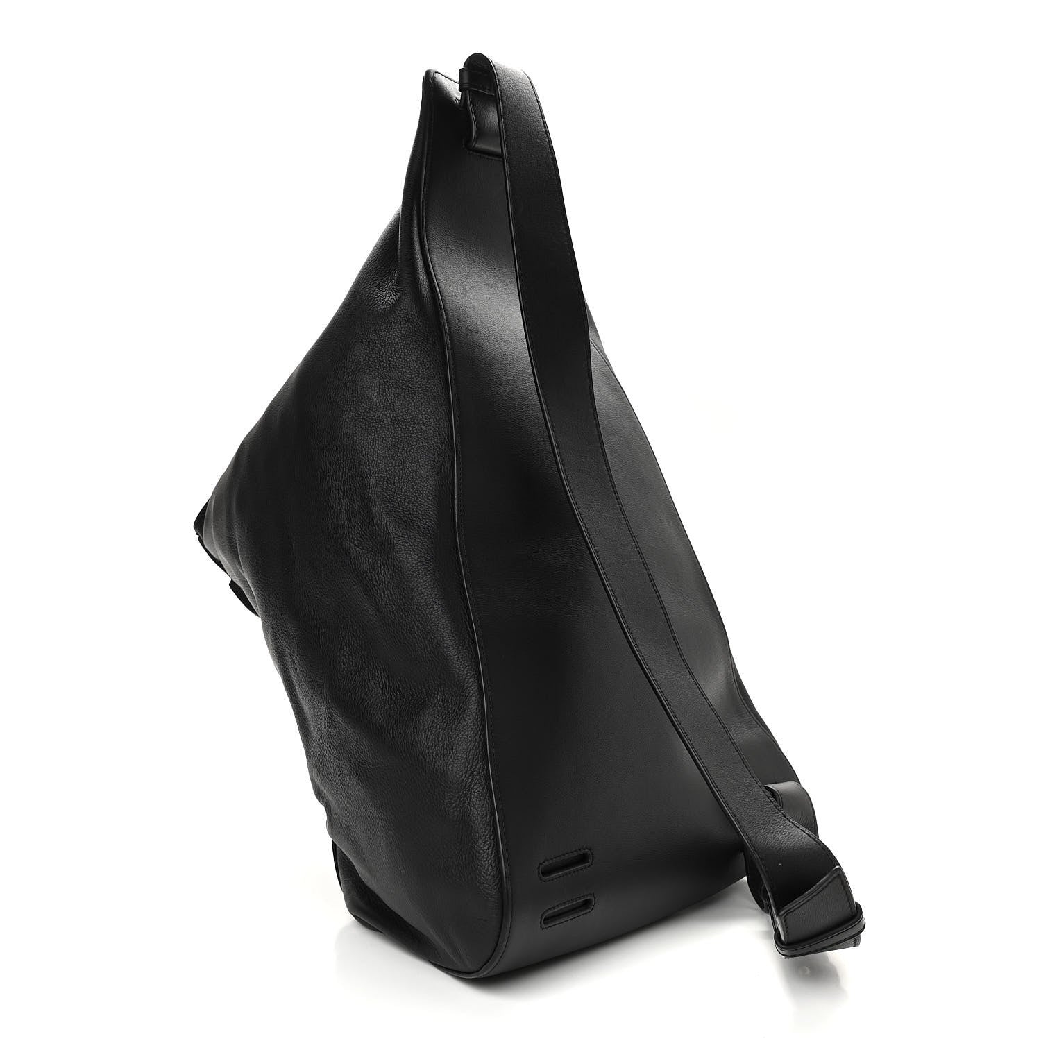 Loewe Grained Calfskin Sling Hobo Black 3 of 10