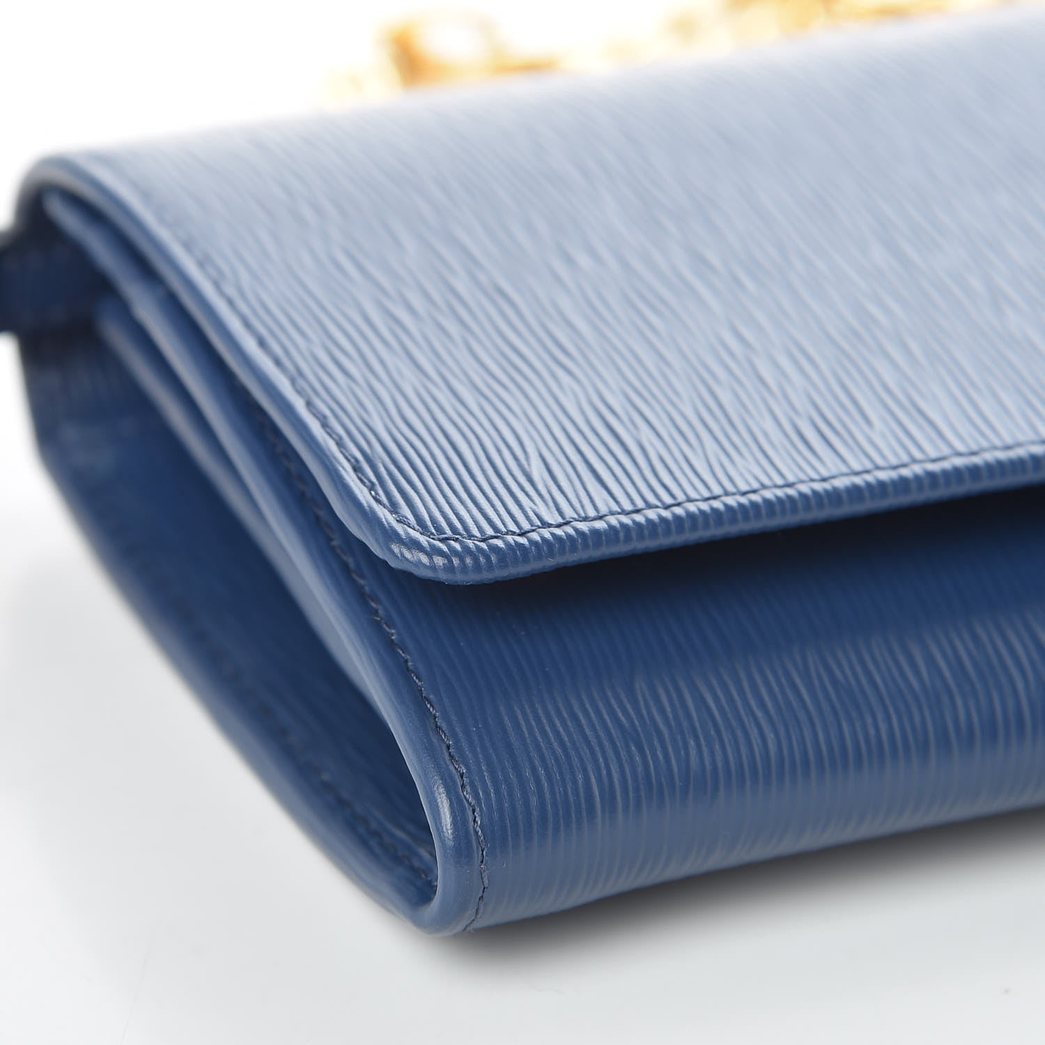 Prada Vitello Move Chain Wallet Bleuette 11 of 12