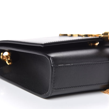 Saint Laurent Calfskin Small Classic Monogram Kate Tassel Satchel Black 8 of 9