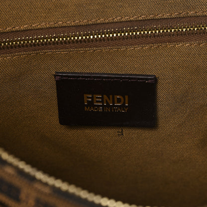 Fendi Zucca Cuoio Lucido Chef Hobo Tobacco Moro 6 of 11