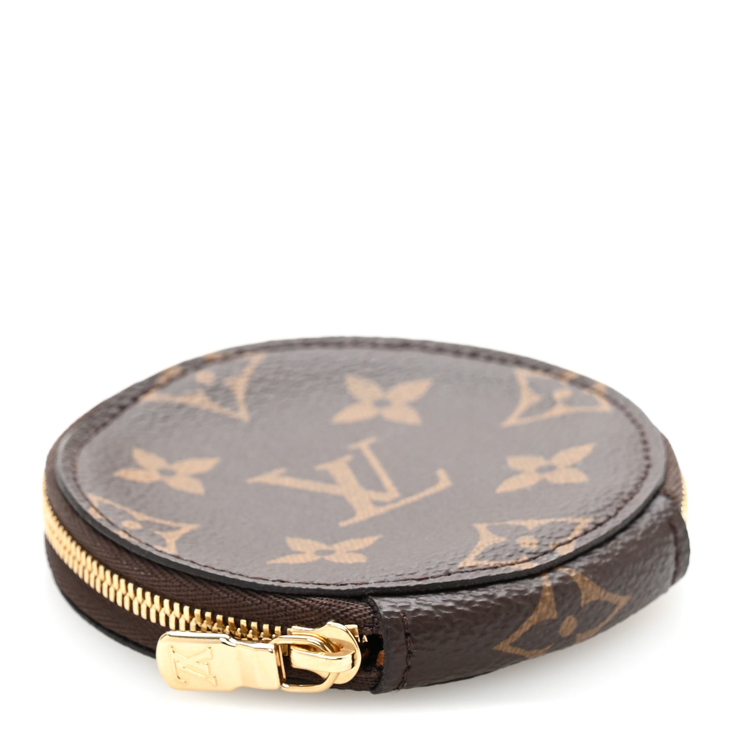 Monogram Round Coin Purse
